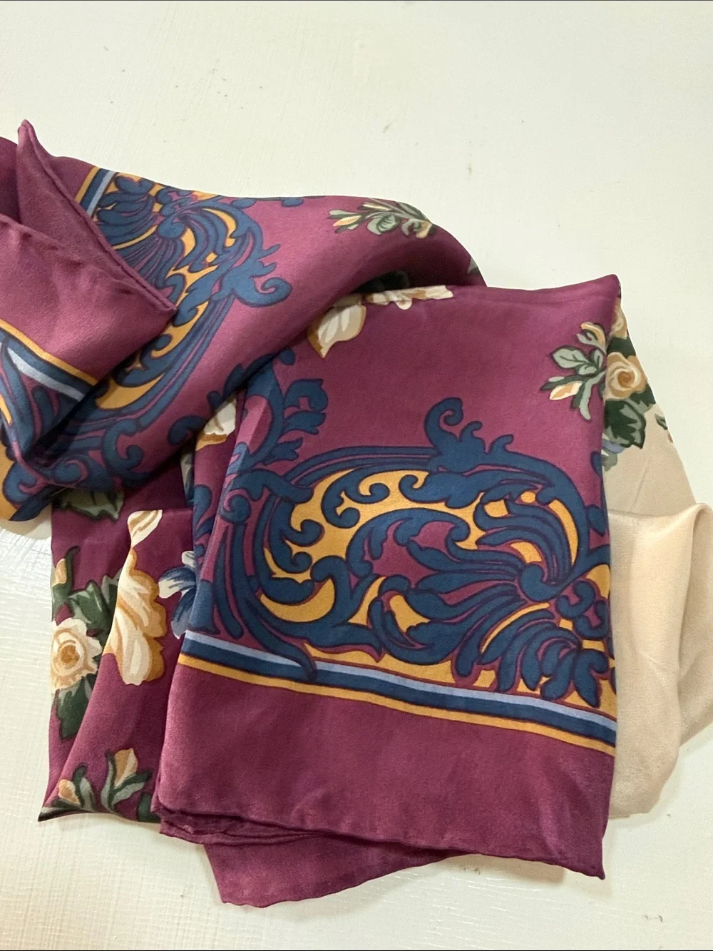 Adolfo luxurious silk
